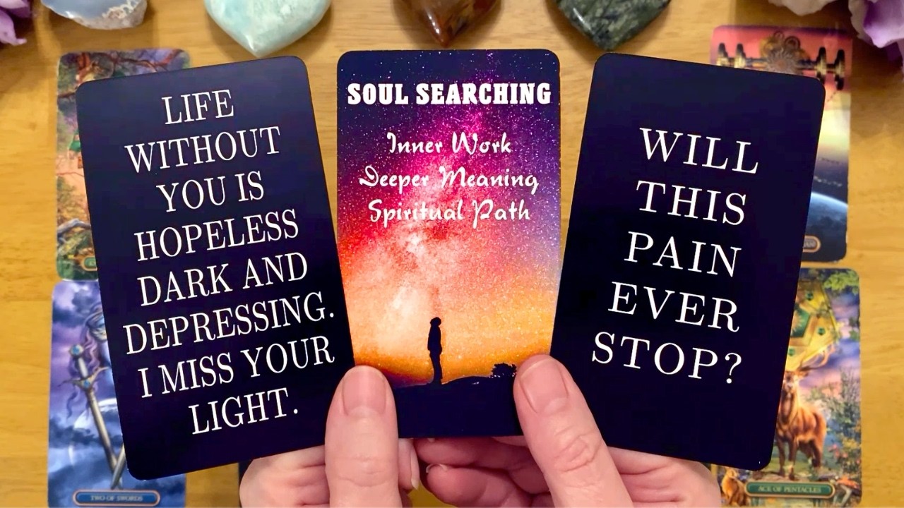 THEY ARE GOING THROUGH A DARK NIGHT OF THE SOUL!! 😰 VERY SPECIFIC MESSAGE!  (LOVE TAROT READING) 🔮