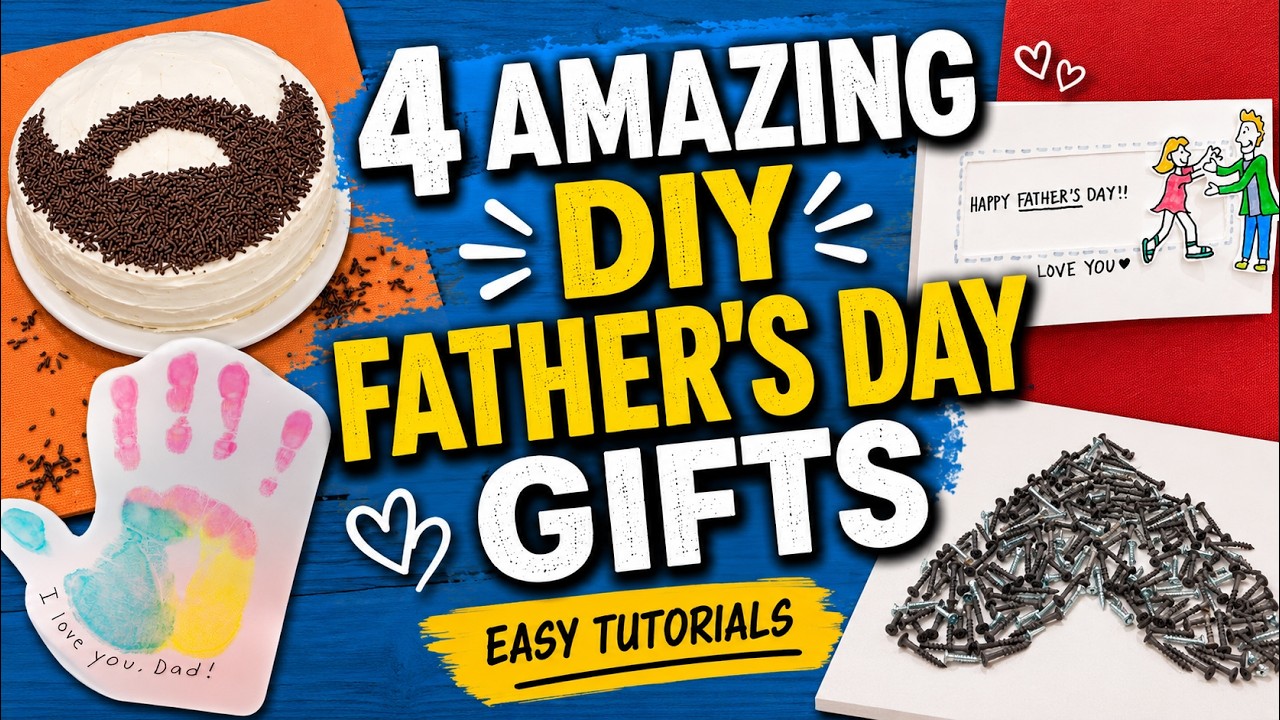 4 Amazing DIY Father's Day Gifts 🎁 | Easy Craft Tutorials 💡