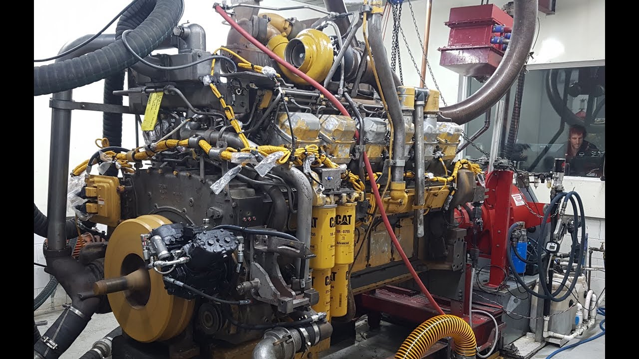 CAT 3512 1400HP Dyno Run | Giant 35 Series Diesel Engine