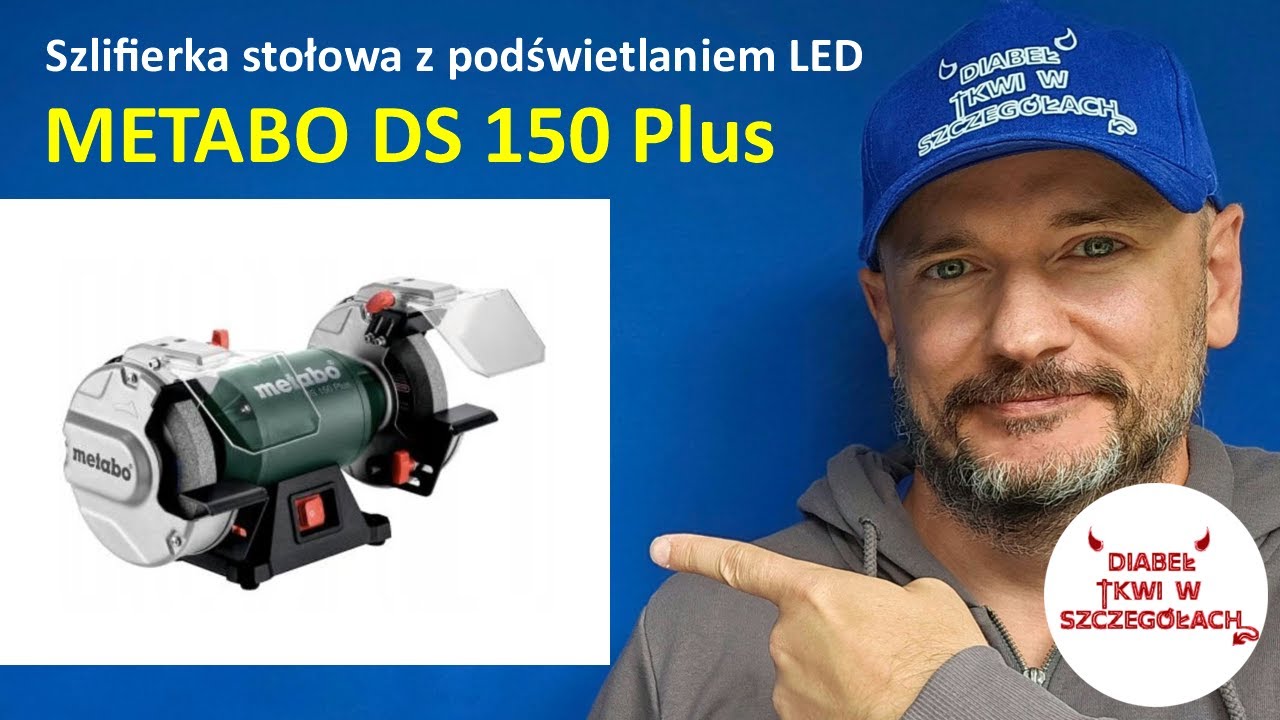 Szlifierka stołowa Metabo DS 150 Plus z konsolą  ścienną do szlifierek podwójnych Metabo 623862000