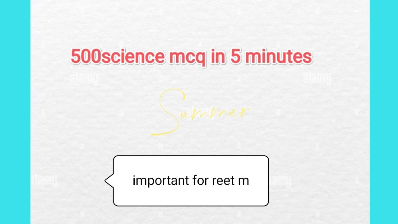500 important question of science... One liner Important for reet mains