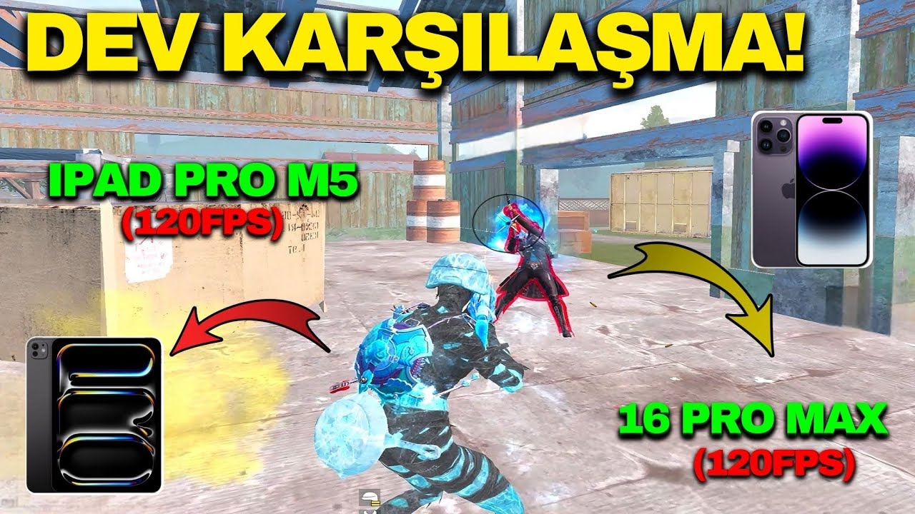 İPHONE 16 PRO MAX (120FPS) VS İPAD PRO M5 (120FPS)! HANGİ CİHAZ PUBG'DE DAHA İYİ? – PUBG Mobile