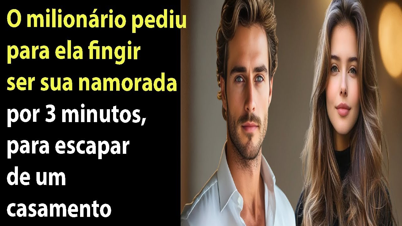 O milionário pediu para ela fingir ser sua namorada por 3 minutos, para escapar de um casamento
