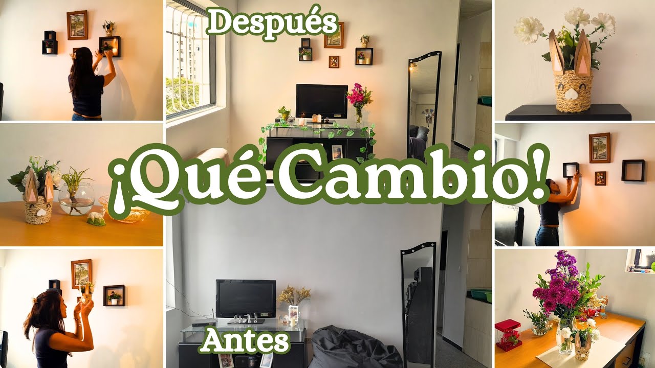 MI SALA SE SIENTE DIFERENTE 💐Limpieza Profunda|DIY de YUTE para una casa Acogedora 