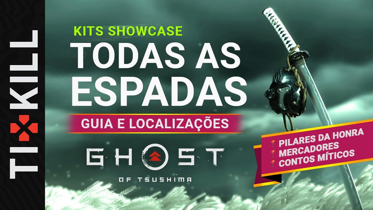 Ghost Of Tsushima ⚔ TODAS AS ESPADAS [ ONDE ENCONTRAR ]