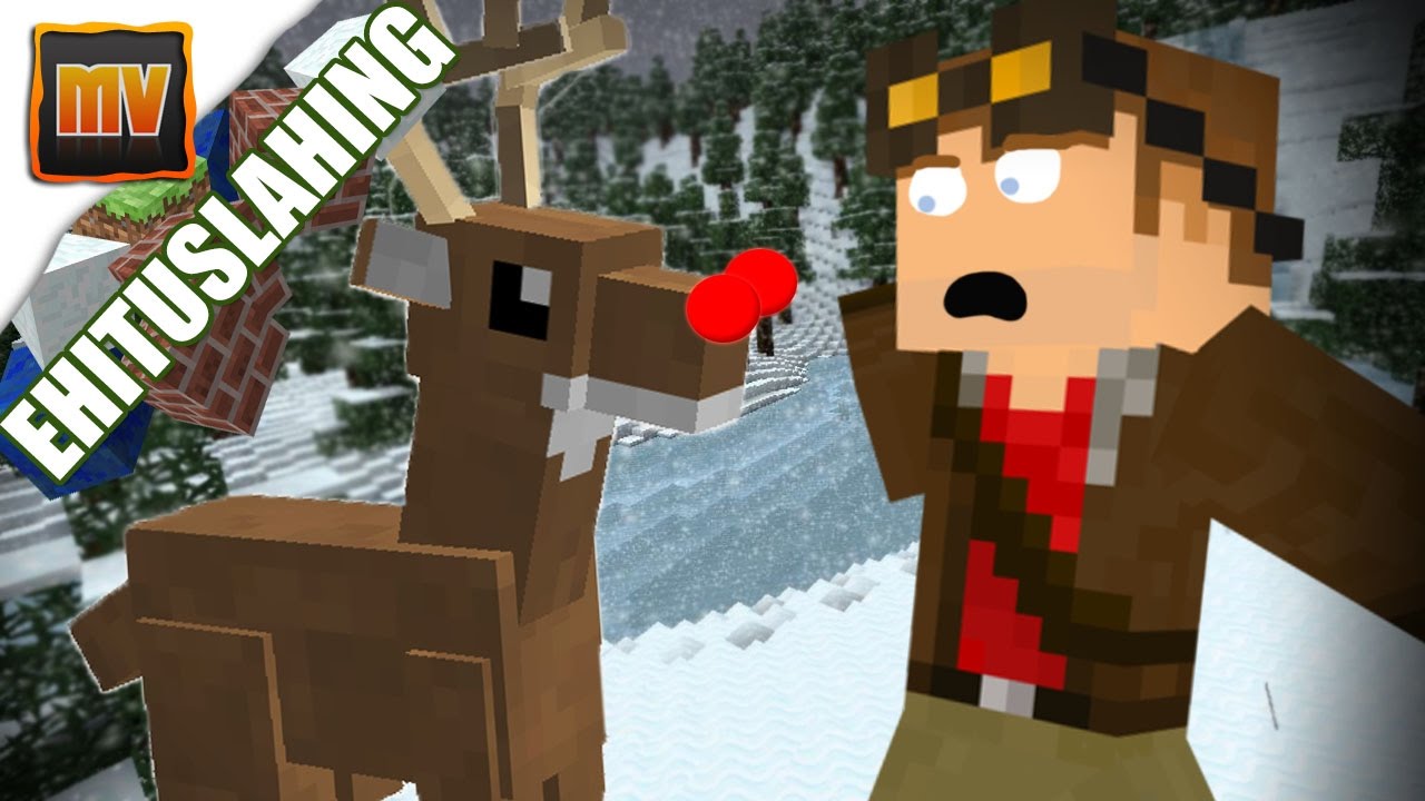 Ehituslahing - Kahe ninaga Rudolf! (Minecraft minimängud)