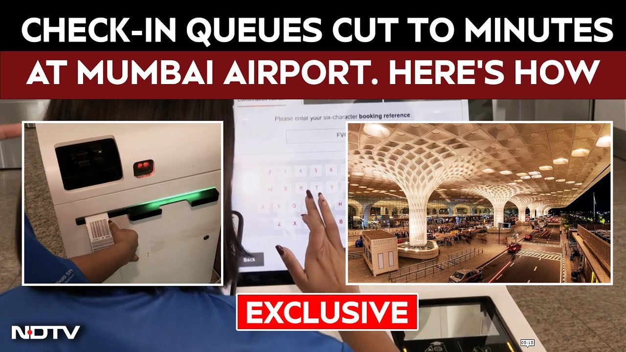 Mumbai Airport | Long Check-In Queues Cut To Minutes At Mumbai airport. Here's How
