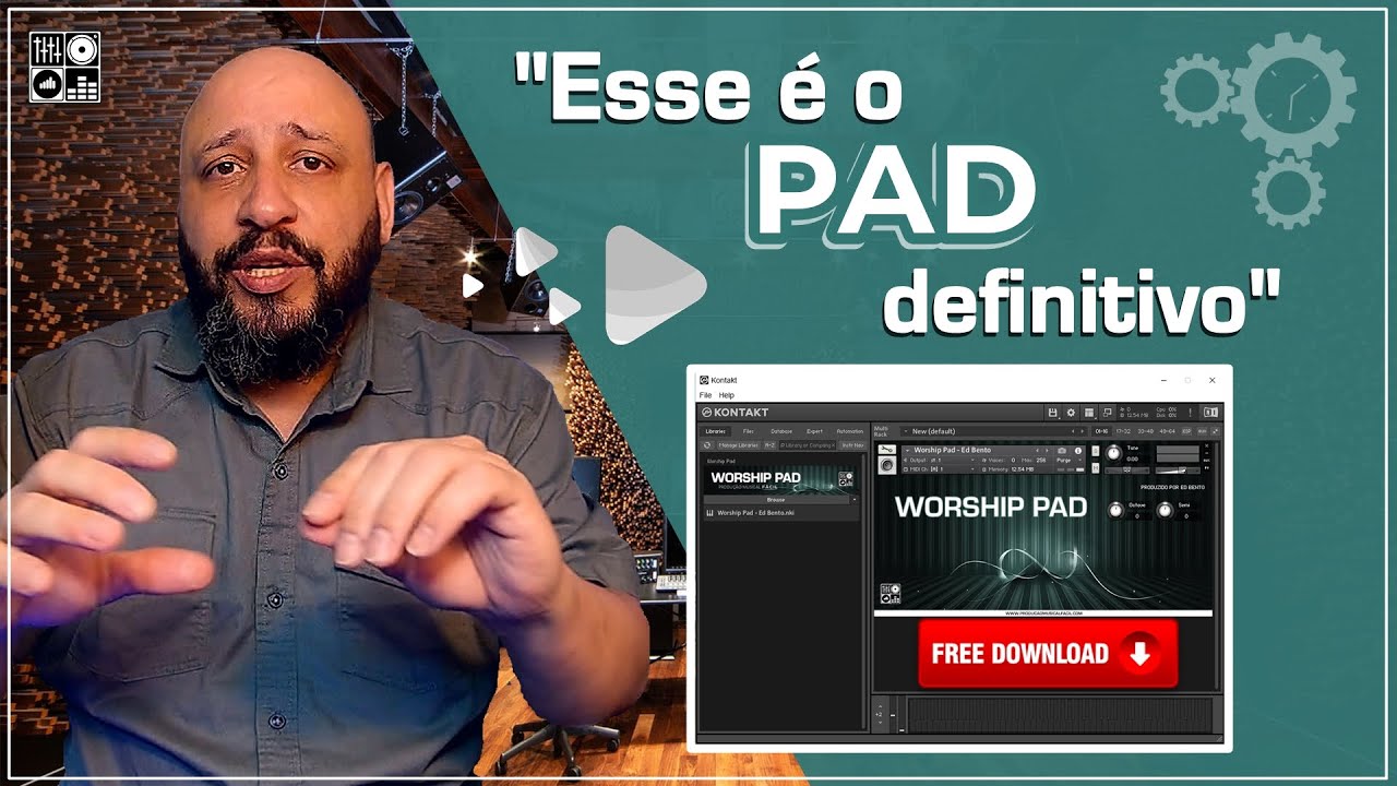 PAD GRÁTIS + PIANO / Timbre Inigualável / BAIXE AGORA / #ProduçãoMusicalFácil