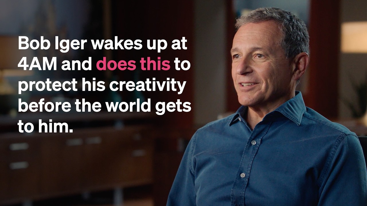 The first thing Disney CEO Bob Iger does every morning || MasterClass