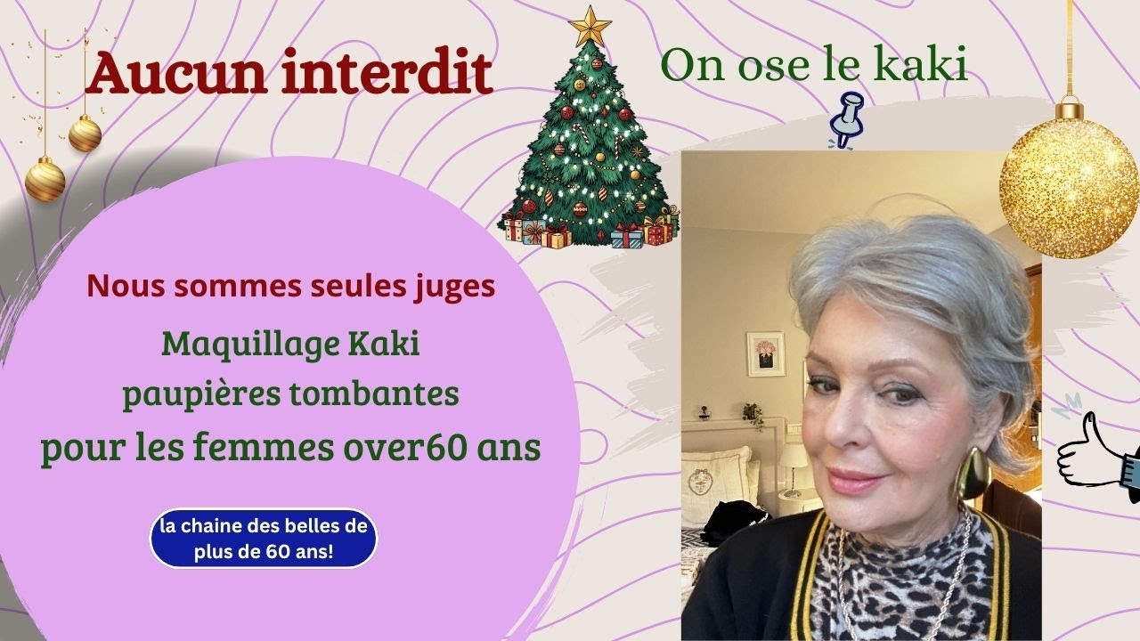 Osons le maquillage Kaki. Paupières tombantes. Conseils et astuces anti age