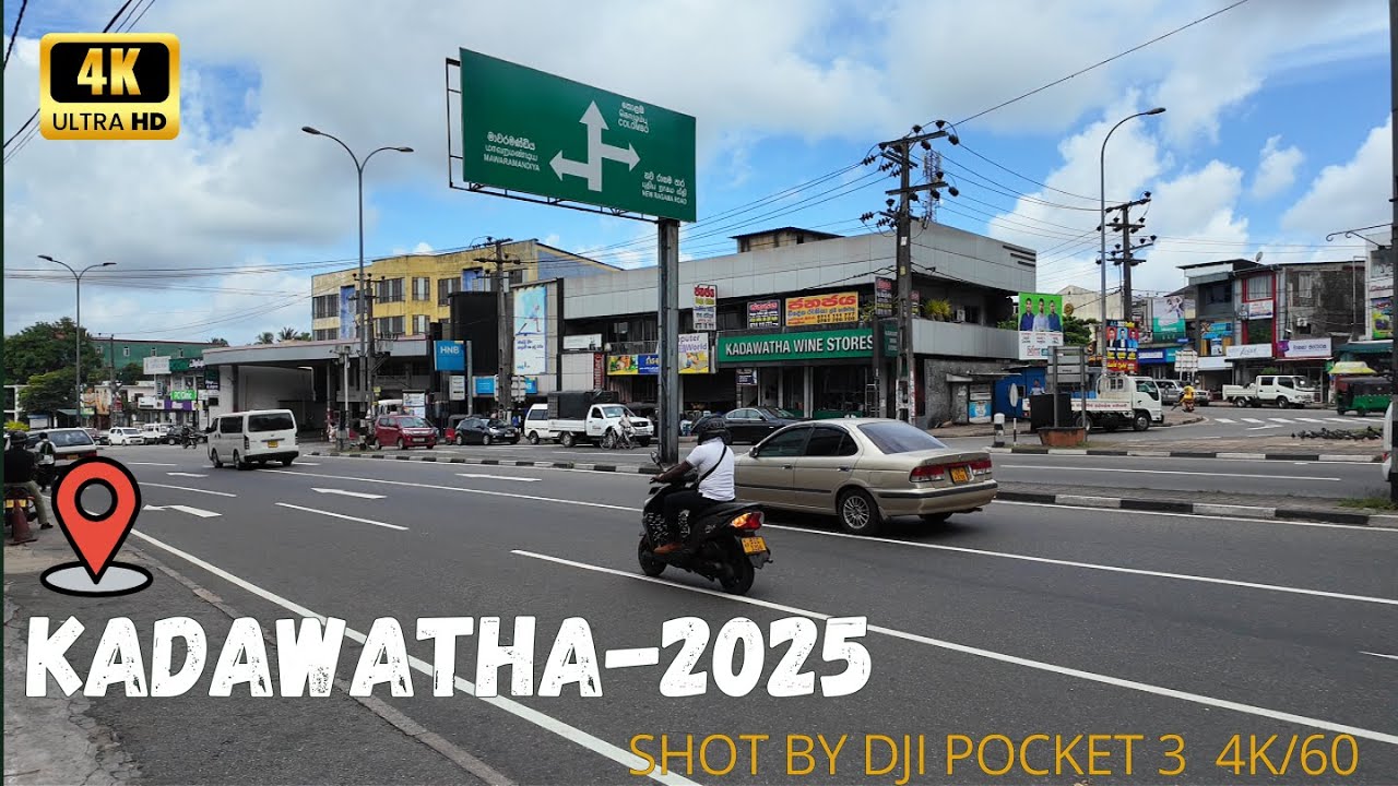 KADAWATHA TOWN 2025 | SHOT BY DJI POCKET 3 #kadawatha #dji
