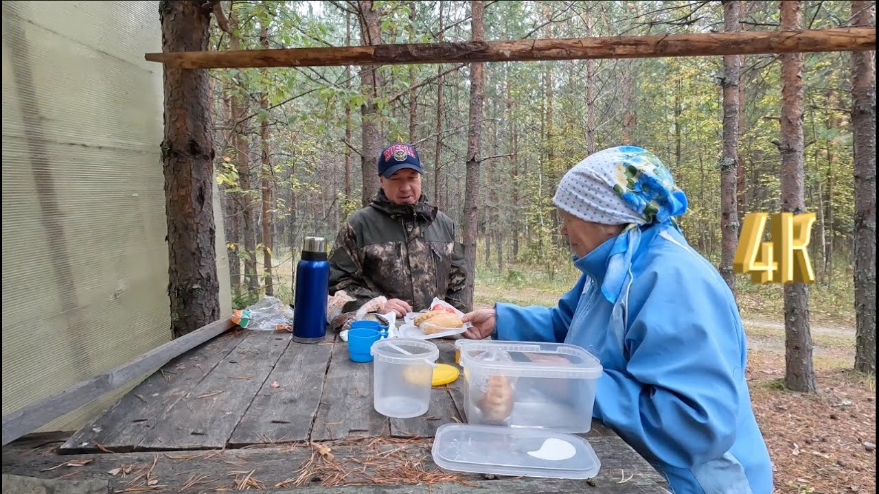 ТИХАЯ ОХОТА В ТАЙГЕ С МАМОЙ | ТАЁЖНЫЕ ГРИБЫ И ЯГОДЫ.