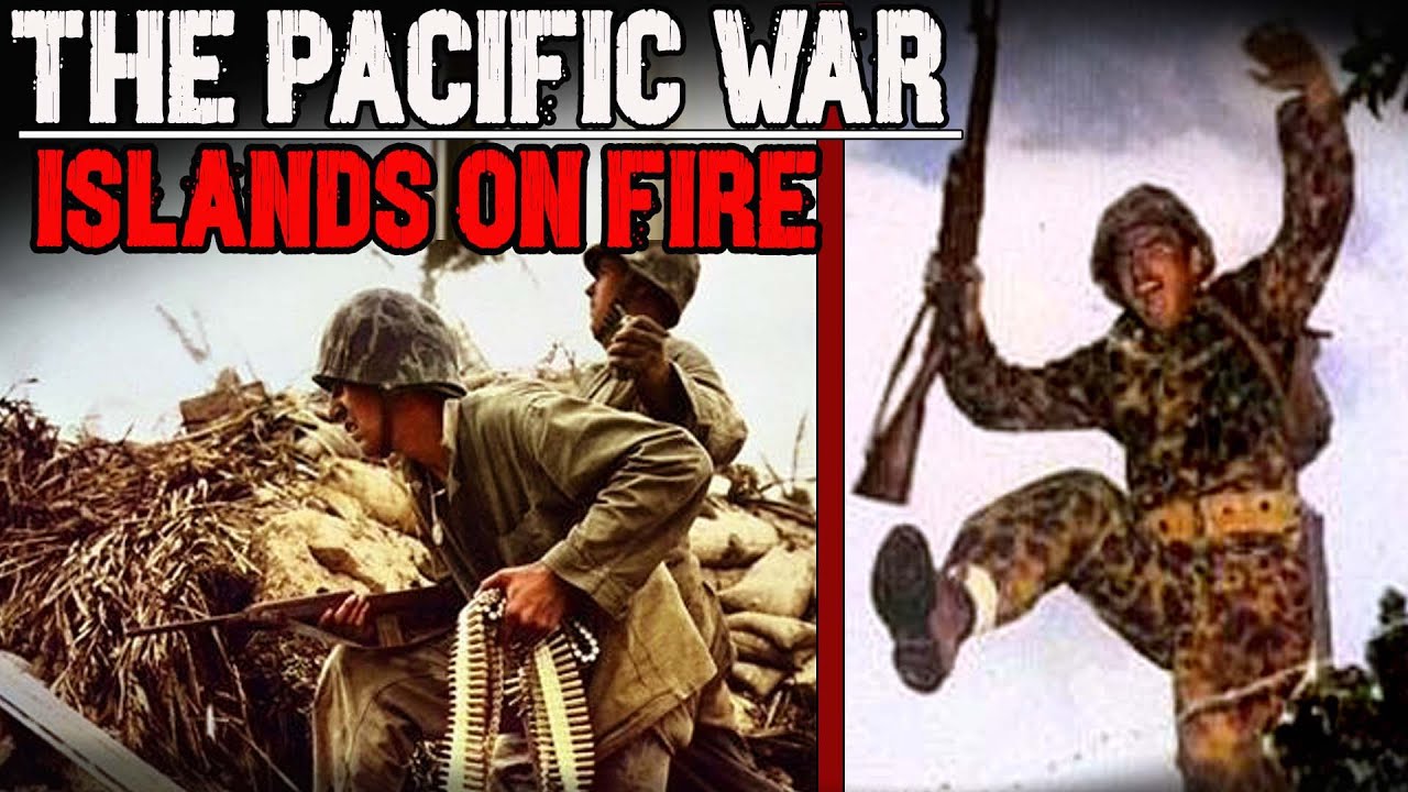 Pacific Island Battles: Rare WW2 Footage of America’s Bloody Advance | WW2 Documentary