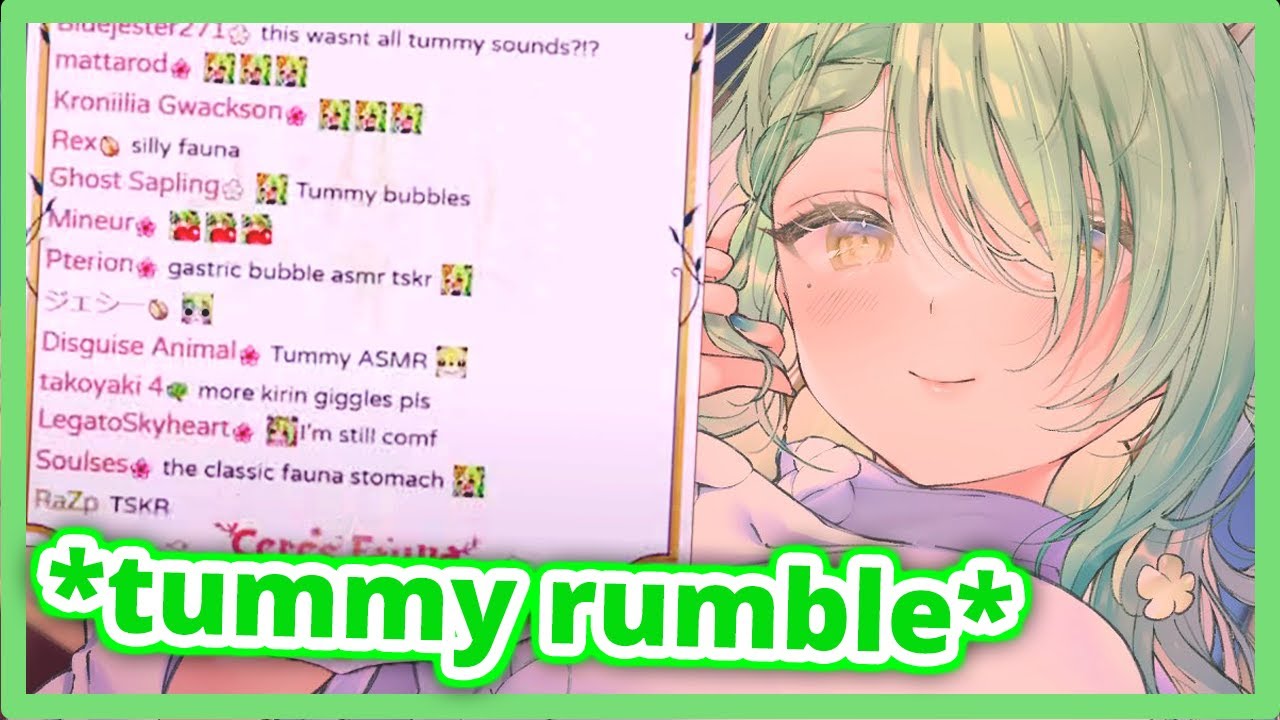Fauna's Cute Tummy Rumble Wanted in on the ASMR
