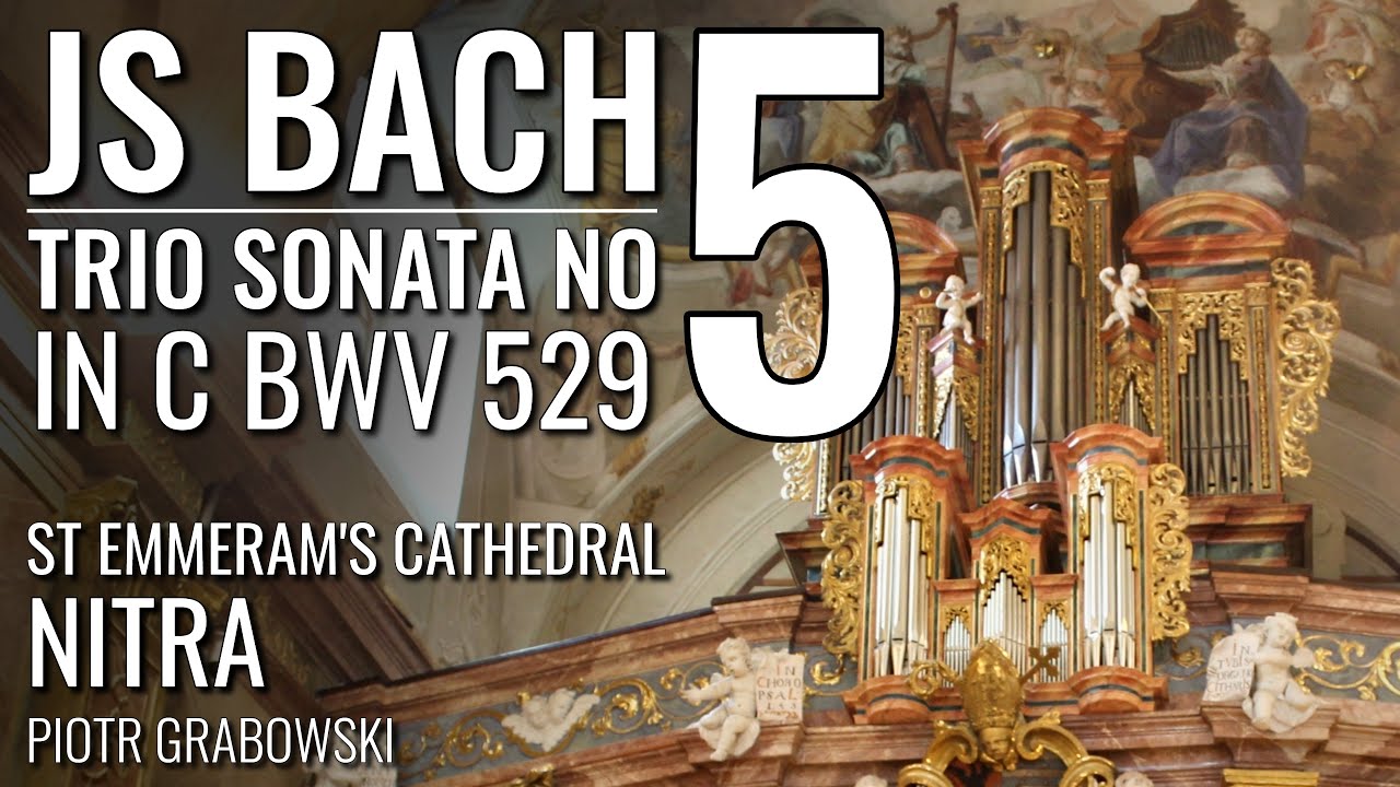 🎵 JS Bach - Trio Sonata 5 in C BWV 529 | St Emmeram's Cathedral NITRA