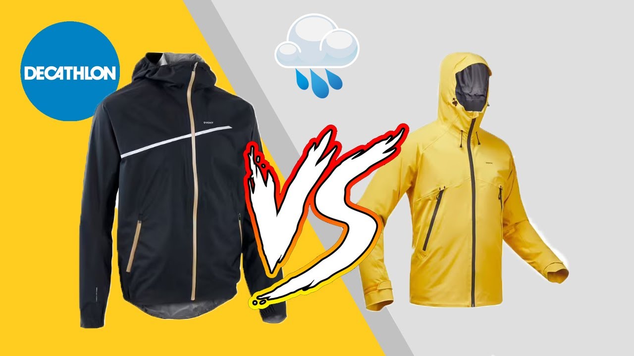 Quelle VESTE de PLUIE pour RANDONNER ??? Le DUEL de chez DECATHLON !
