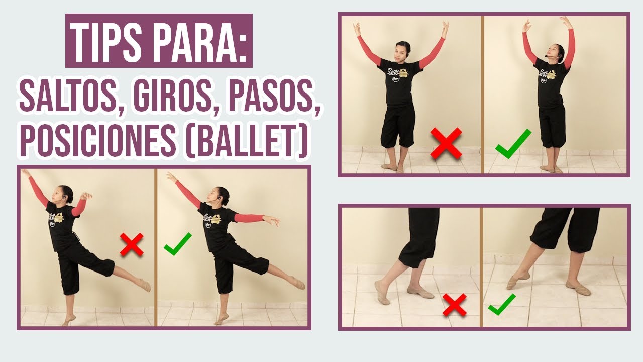 Cómo Hacer Correctamente estos Saltos, Giros, Pasos y Posiciones (Ballet) - Danza Cristiana