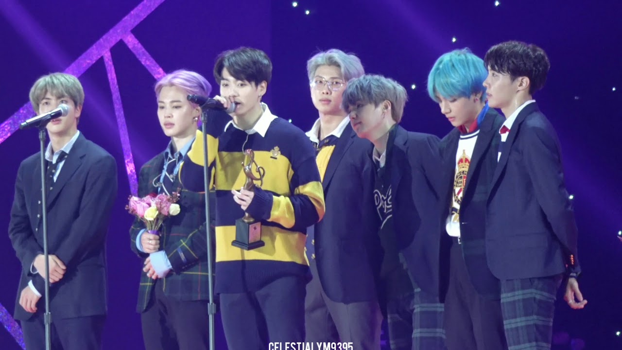 190115 Seoul Music Awards Awards Speech