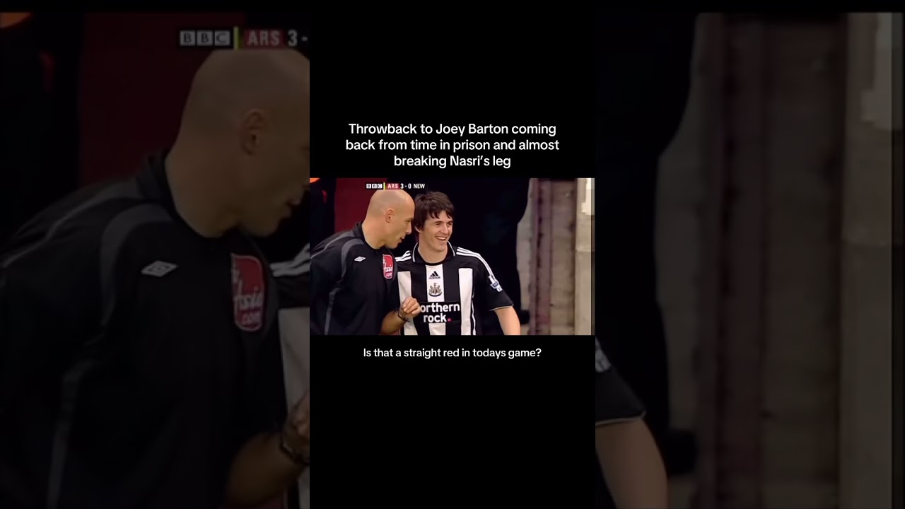 Throwback to a typical Joey Barton tackle #nufc #funny #soccerclub #funnyfootball #soccerplayers