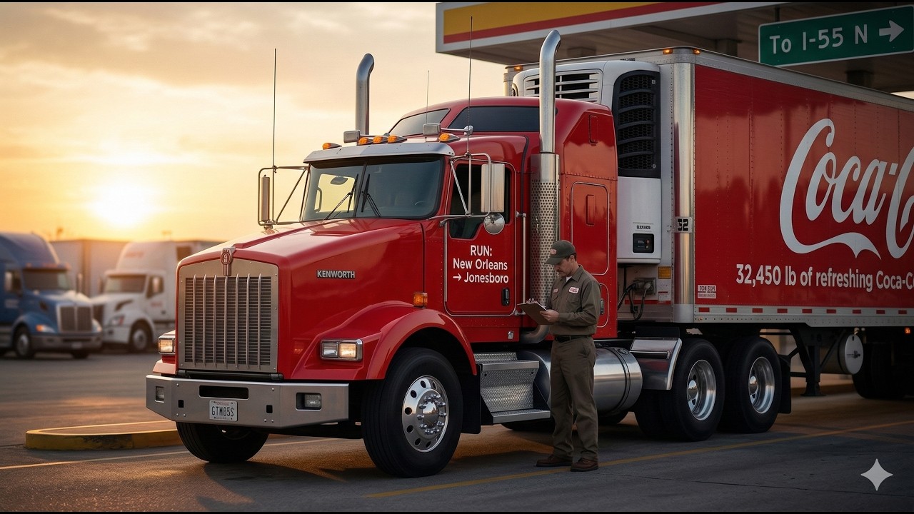 GTM Kenworth T800  Coca Cola New Orleans LA to Jonesboro AR   ATS