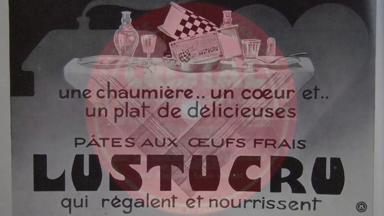 Chanson réclame pour les pâtes Lustucru - 1933