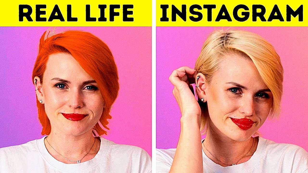 Instagram VS Real Life || How to Make Cool Photos And Videos For Instagram And TikTok!