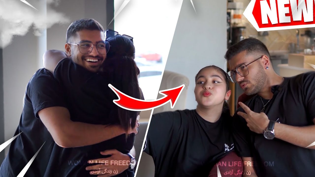 بی خبر رفتم کافه و یکی از طرفدارهام رو سوپرایز کردم 😍🔥 SURPRISING MY FANS