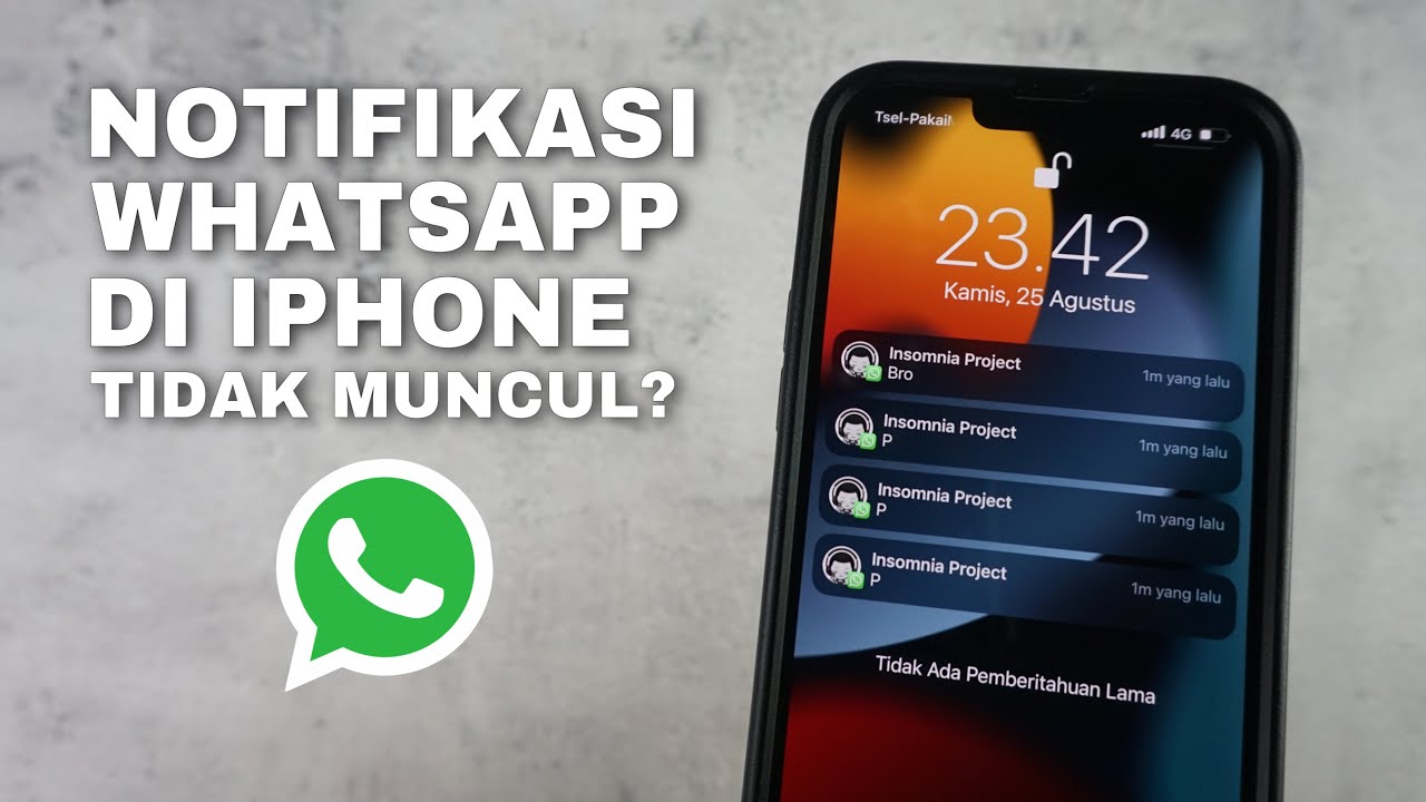 Cara Mengatasi Notifikasi Whatsapp Tidak Muncul Di iPhone
