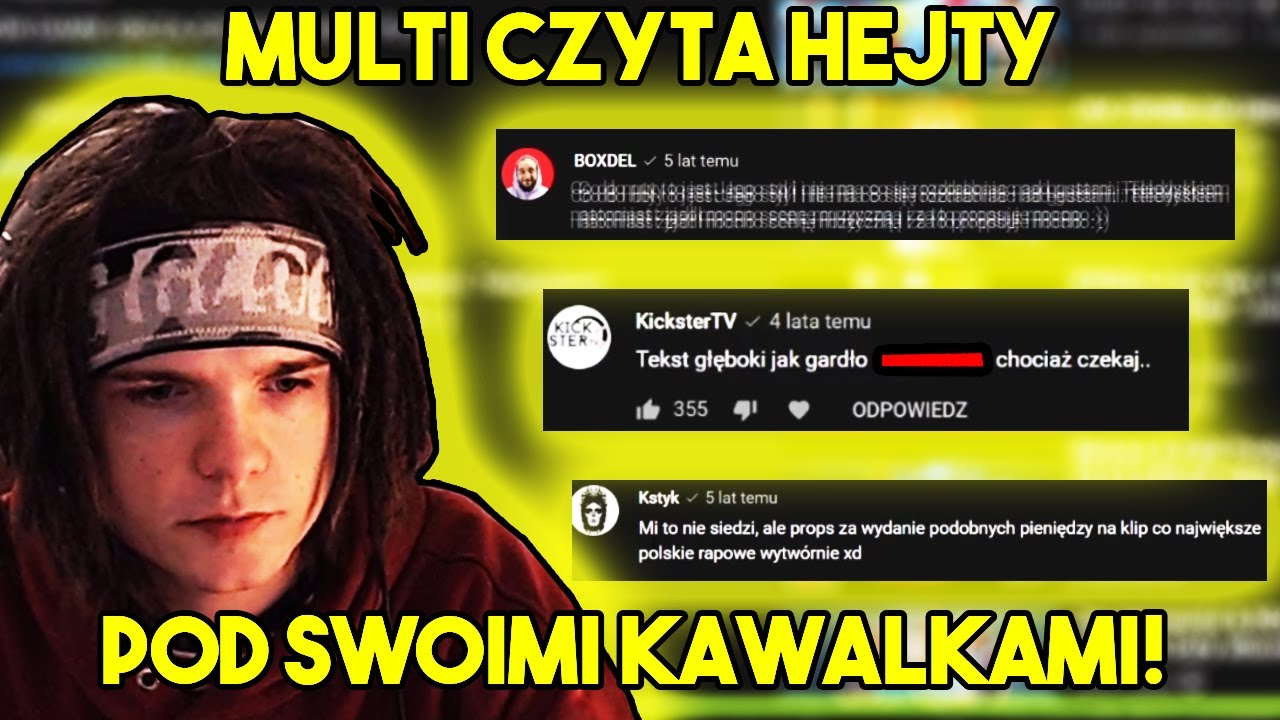 MULTI CZYTA SWOJE HEJTY! *BOXDEL WYRAZIŁ SWOJĄ OPINIE!*