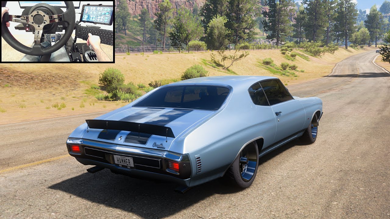 1970 Chevelle SS - (700hp Big Block) - Forza Horizon 5 - FH5 4K Gameplay - Steering Wheel Camera