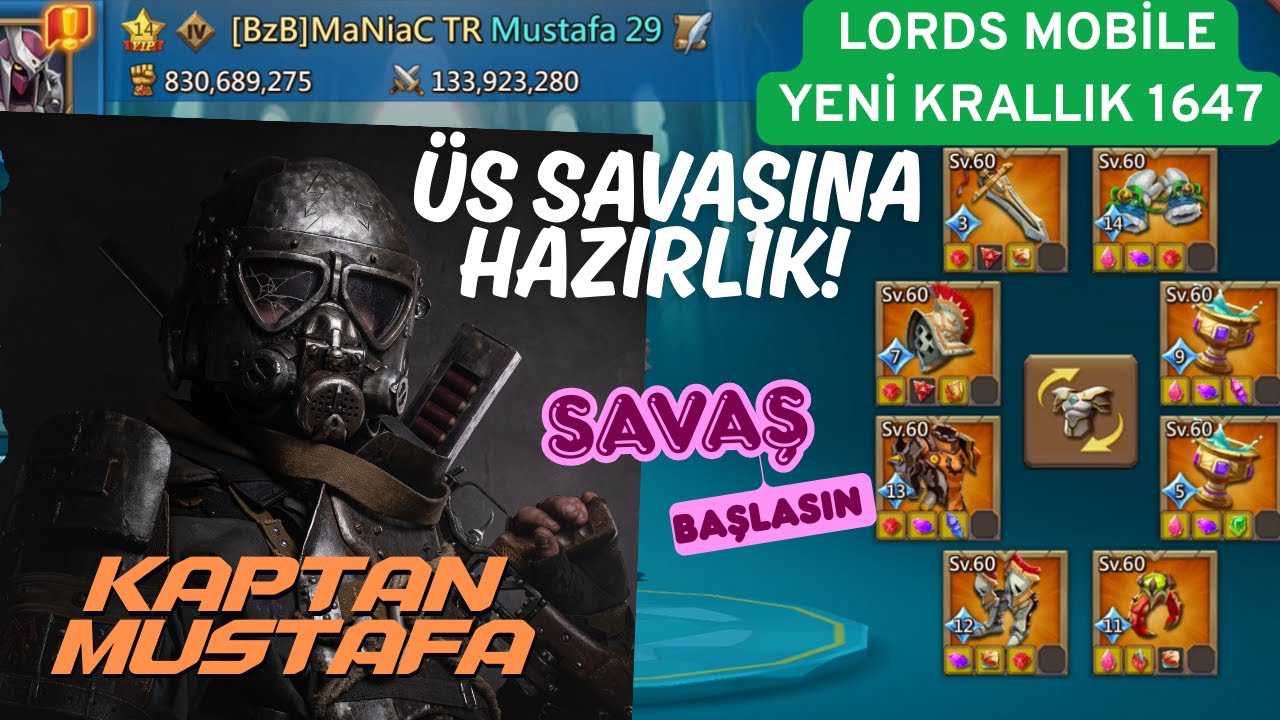 ÜS SAVAŞINA YETİŞİYORUZ - HAZIRIZ MERKEZ - LORDS MOBİLE #lordsmobiletürkçe #lordsmobiletürkiye