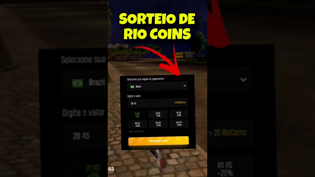 Desafio dos 20 coins no Rio Rise! Topa? #riorise #gtamobile