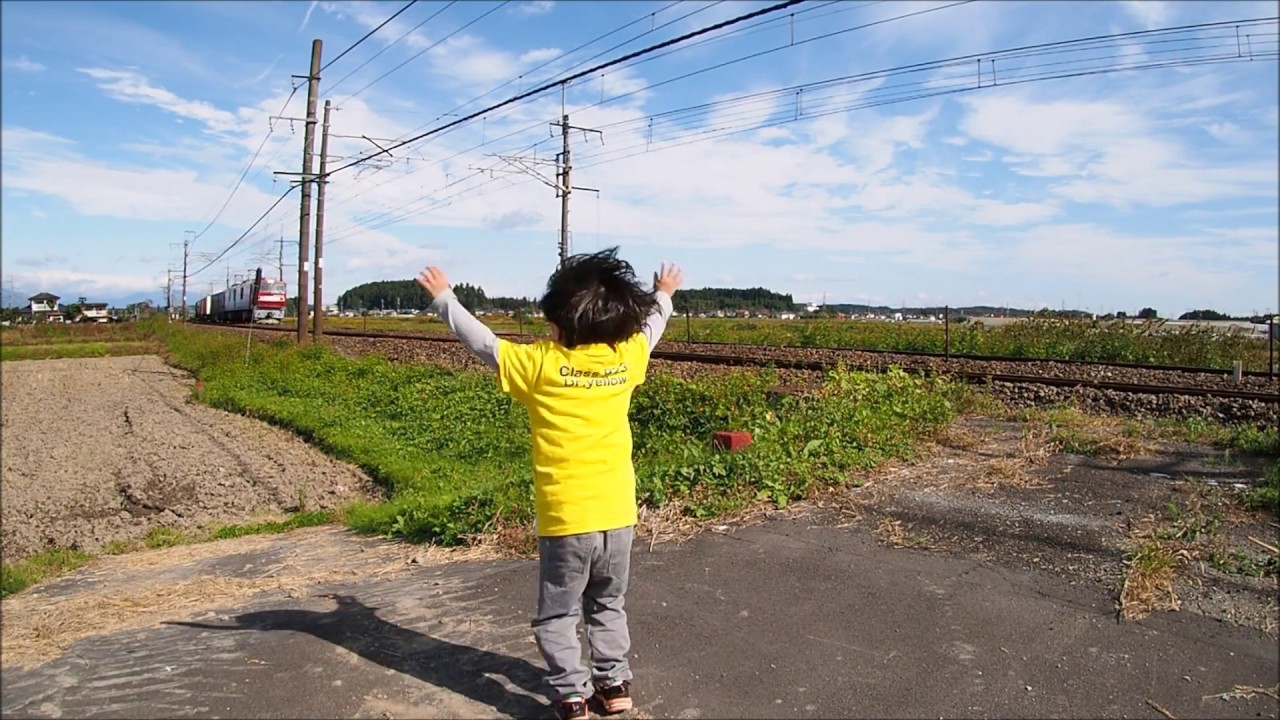 運転士さんありがとう。金太郎の汽笛にビックリ