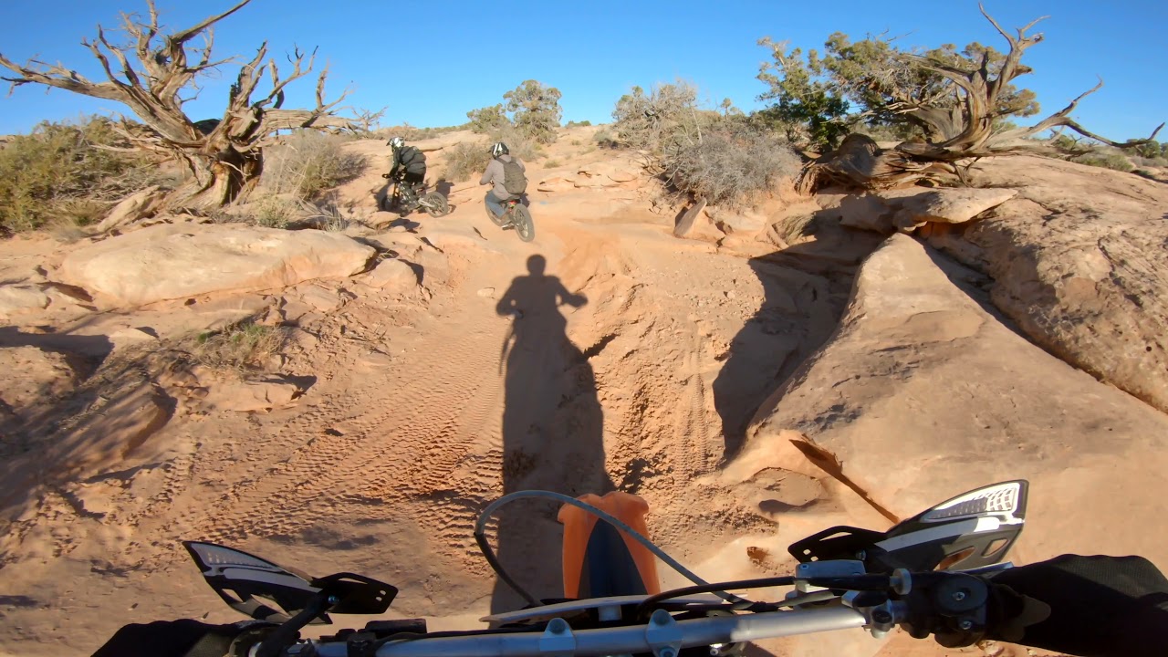 Sovereign Single Track Dirt Bike Trail in Moab, Utah