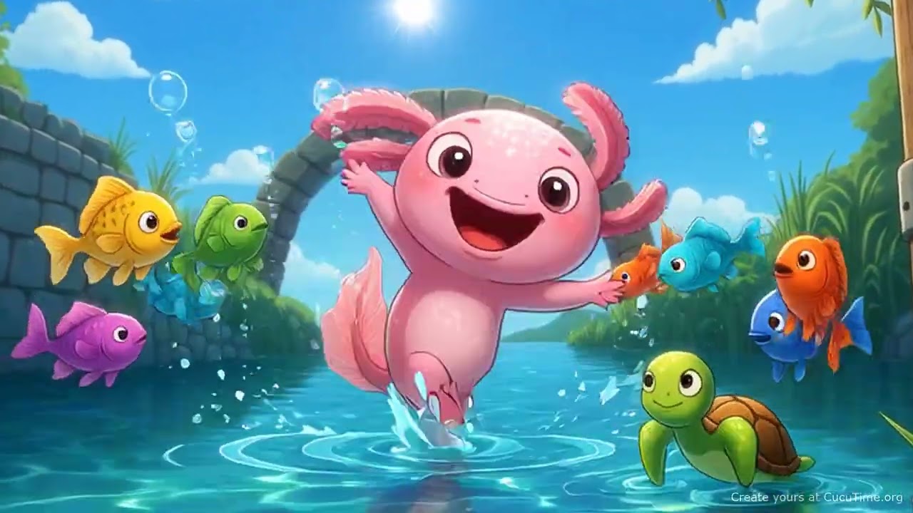 Alex the Axolotl's Bubble Bash