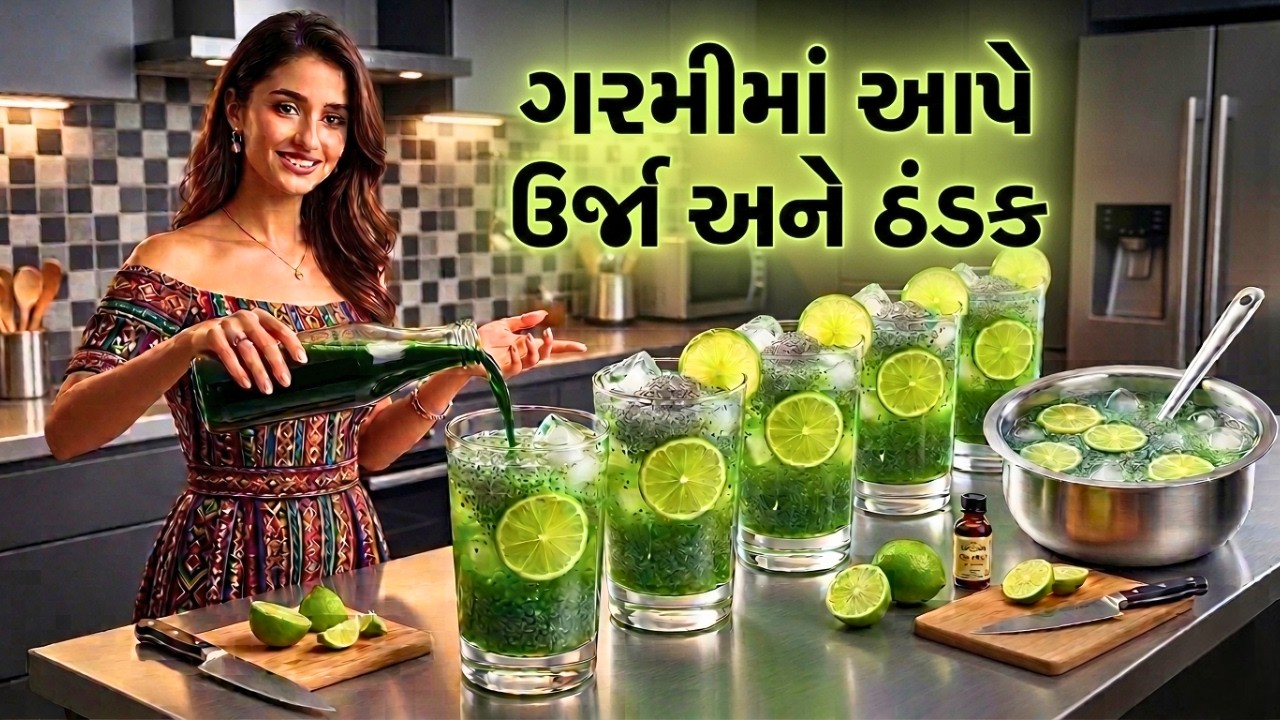 ઓછા ખર્ચામાં ફુદીના લીંબુ નું શરબત સ્ટોરેજ કરી બારેમાસ માણો | Mint Lemonade | Nimbu Pudina Sherbet