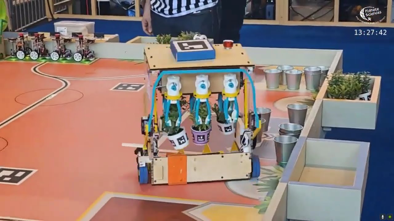 Demi finale Eurobot 2024 : Robuisse vs Vertacosmique