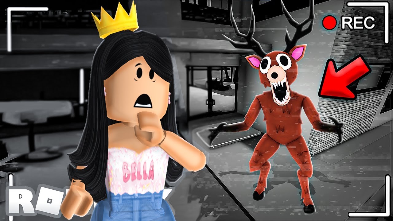 LE MONSTRE DE LA FOR&Ecirc;T DANS LES CAM&Eacute;RAS DE SURVEILLANCE DE MA MAISON DANS ROBLOX