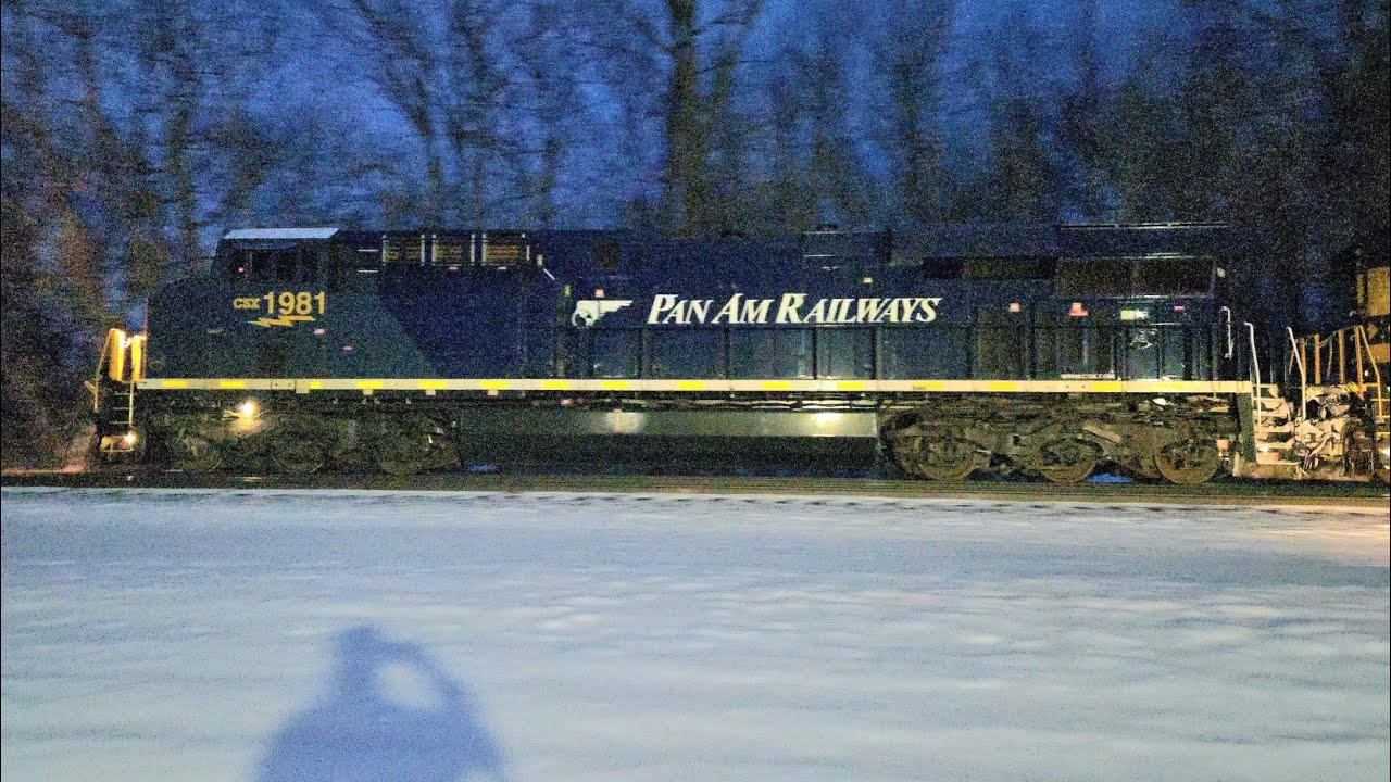 CSX Autorack M265 – Pan Am Railways Heritage ES44AH 