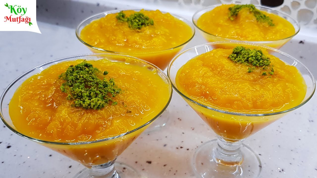 Dondurma Tadında Sütlü Karakabak Tatlısı Tarifi | Emine'nin Köy Mutfağı