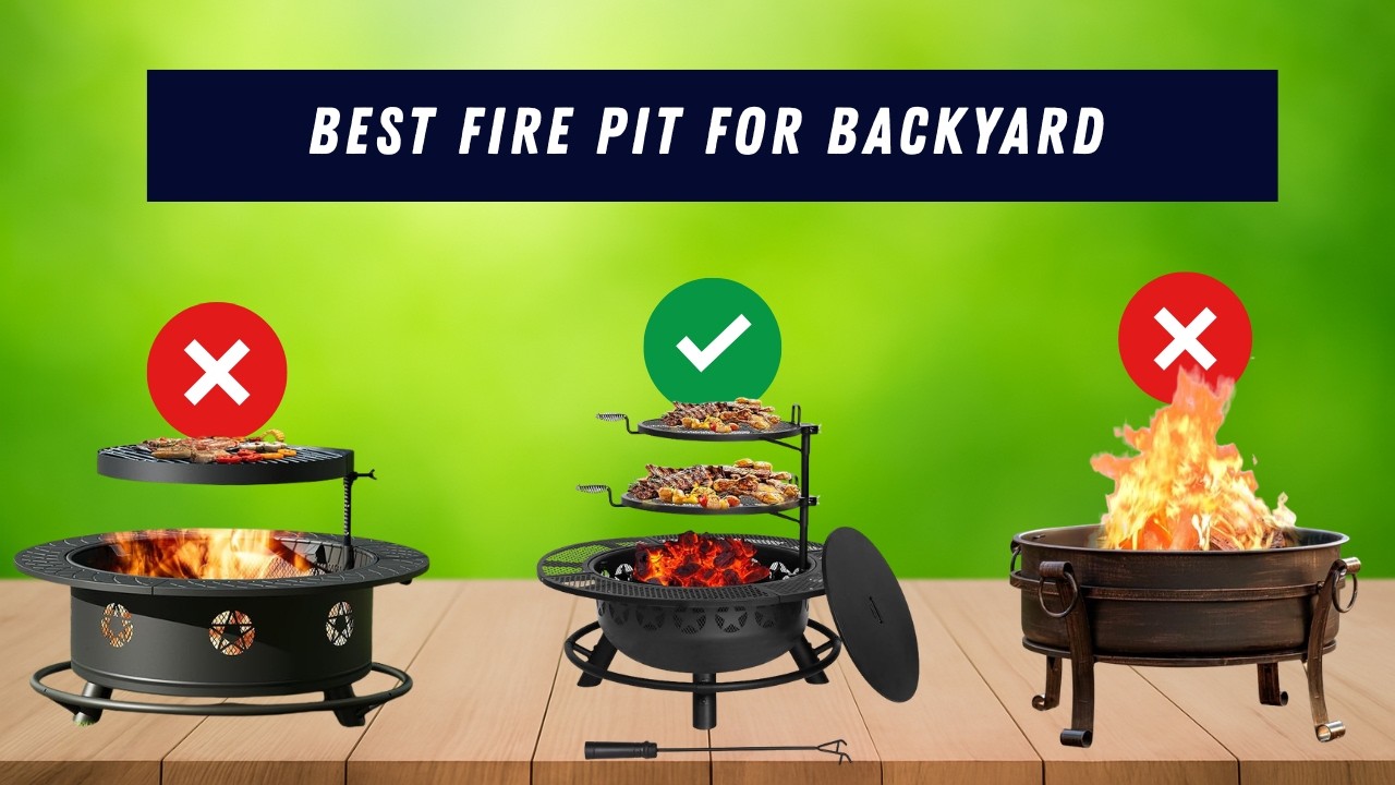 Top 5 Best Fire Pit for Backyard | Wood & Propane Options