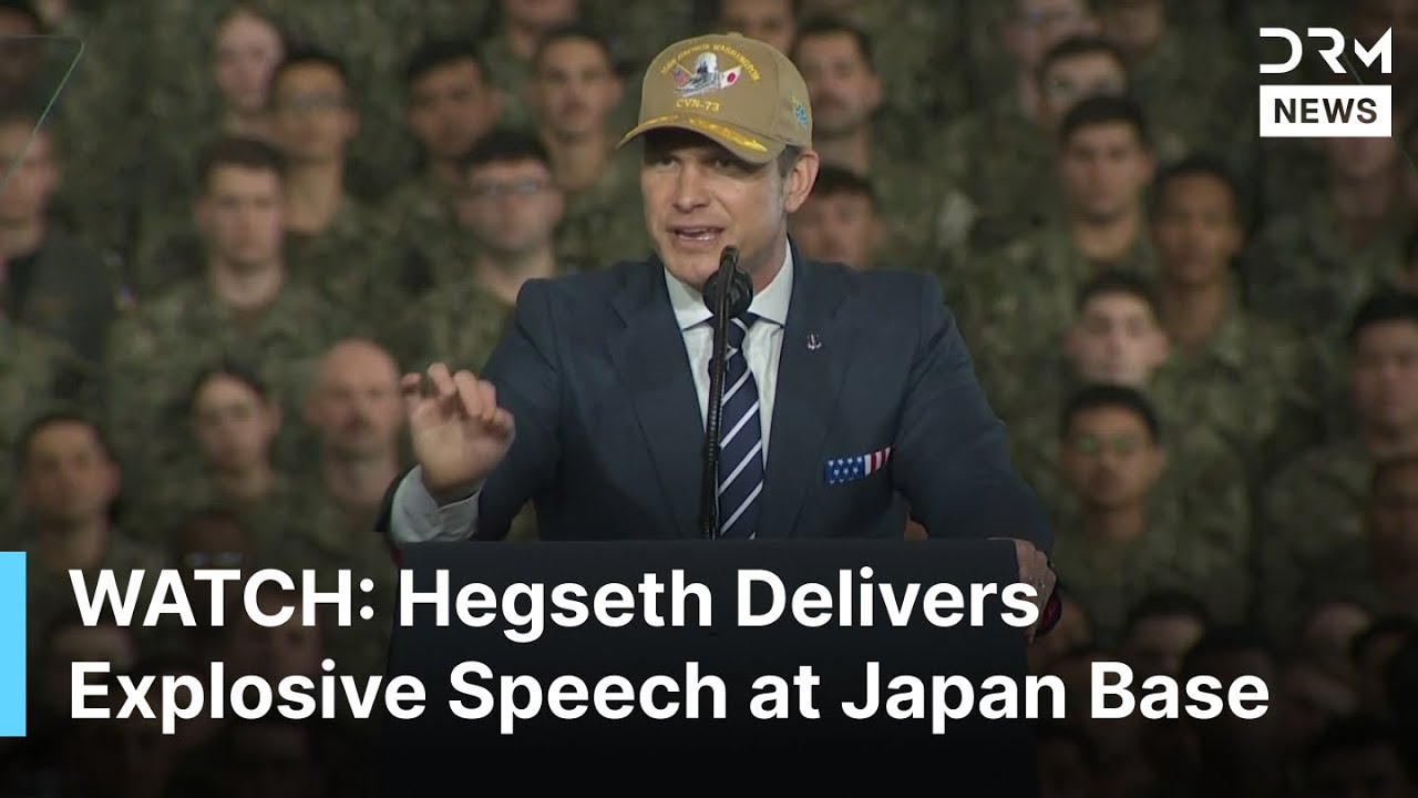 JUST IN: U.S. Defense Secretary Hegseth Delivers Explosive Speech at Yokosuka Base in Japan | AC1B