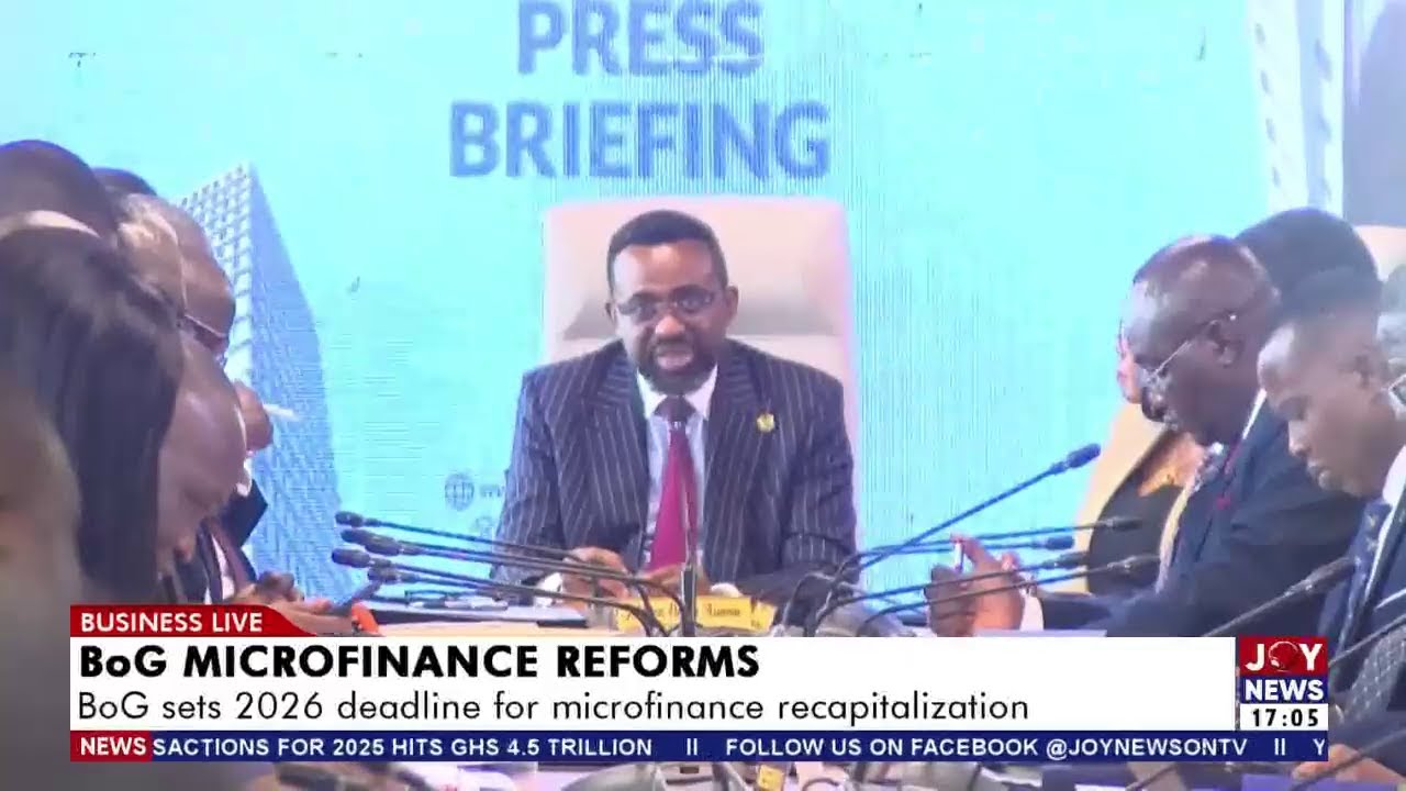 BoG Microfinance Reforms: BoG sets 2026 deadline for microfinance recapitalization | Business Live