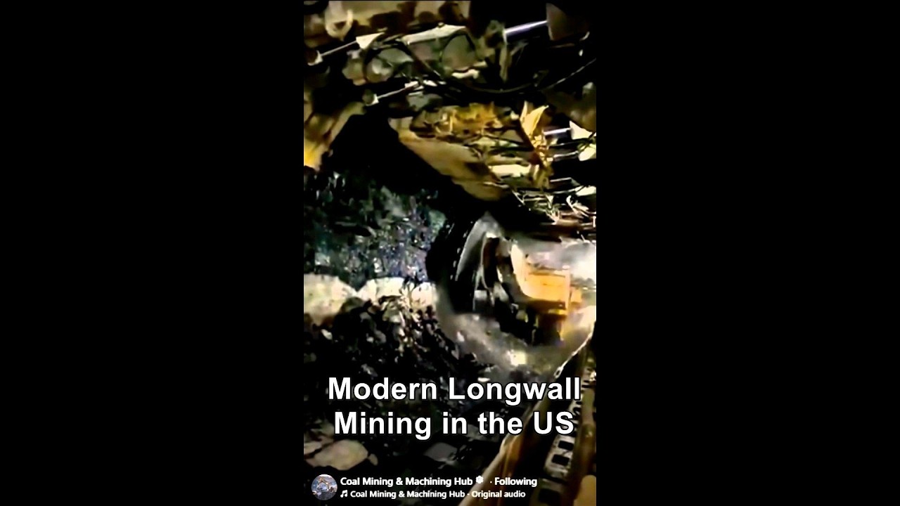 Another one from the US from Coal Mining & Machinery Hub from FB. Modern Longwall Coal Mining.