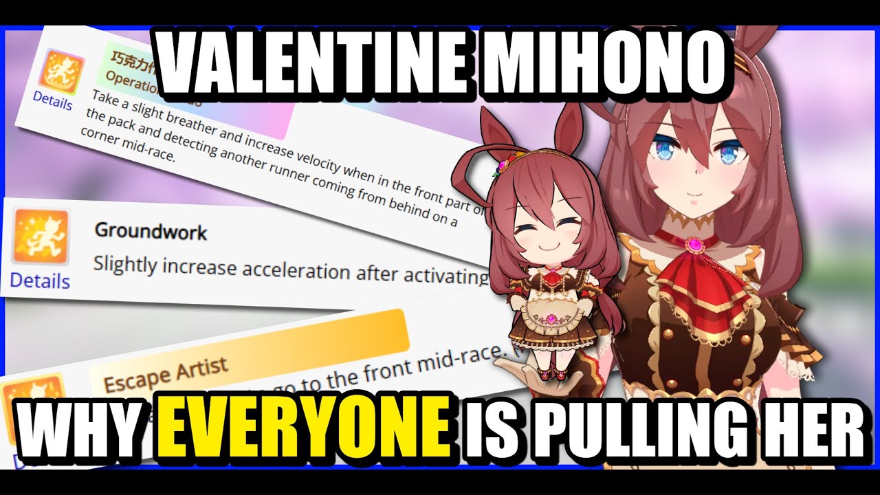 Why 𝗘𝗩𝗘𝗥𝗬𝗢𝗡𝗘 is Pulling for Valentine Mihono Bourbon | Umamusume Guide