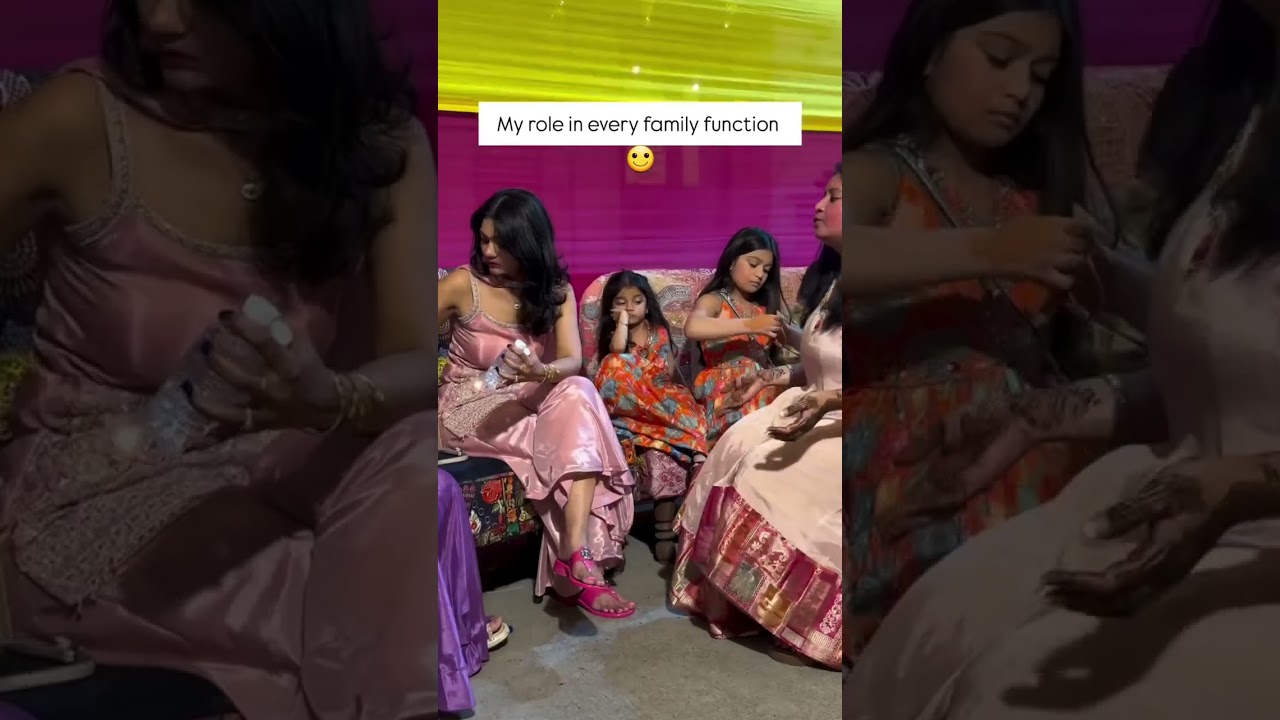 pov : my role in every family function be like........?