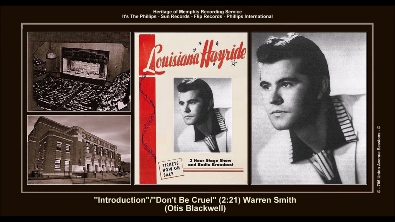 *(1960) Louisiana Hayride ''Introduction''/''Don't Be Cruel'' Warren Smith