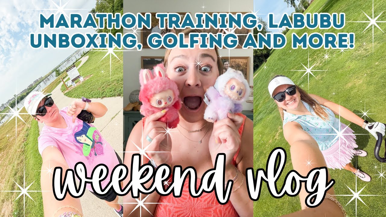 LABUBU UNBOXING & DOPEY MARATHON TRAINING | Reading my Kindle | Weekend Vlog | August 2025