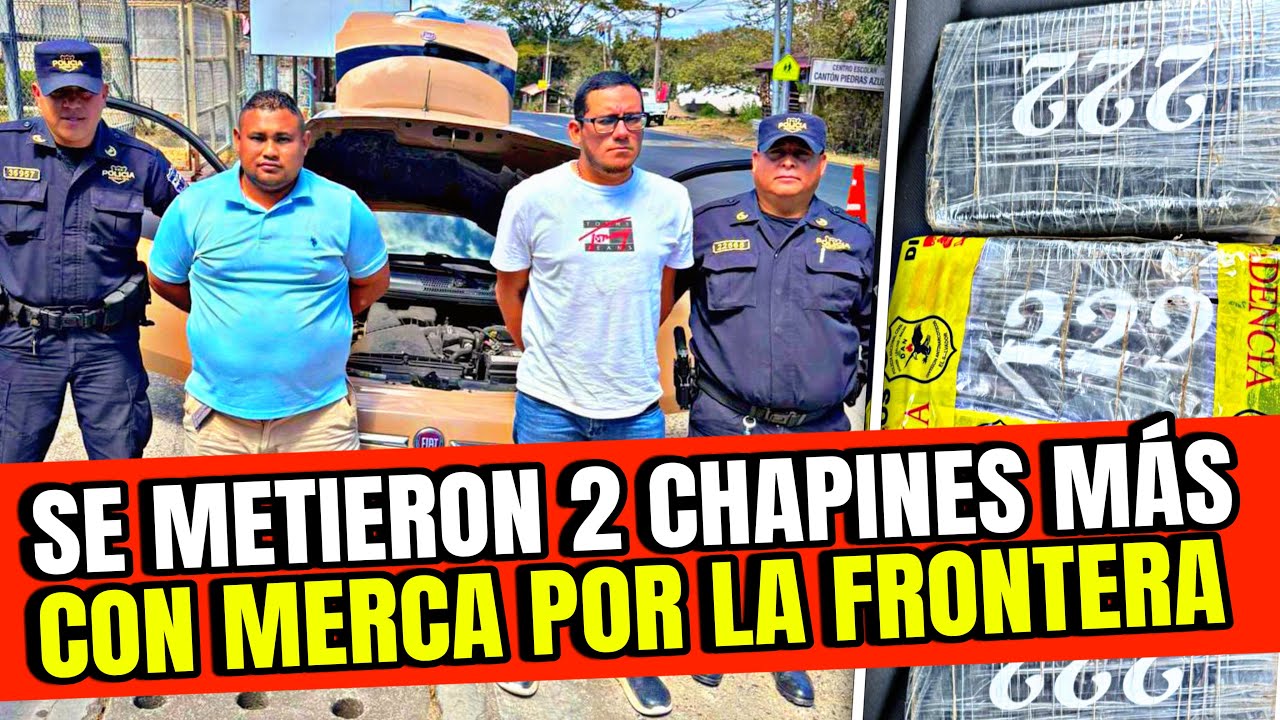 CAPTURARON A 2 GUATEMALTECOS QUE BURLARON LA FRONTERA PARA INTRODUCIR EL VENENO AL SALVADOR 