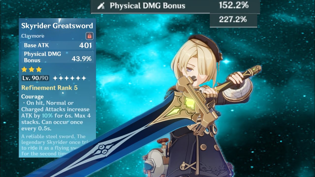 Skyrider Greatsword Freminet